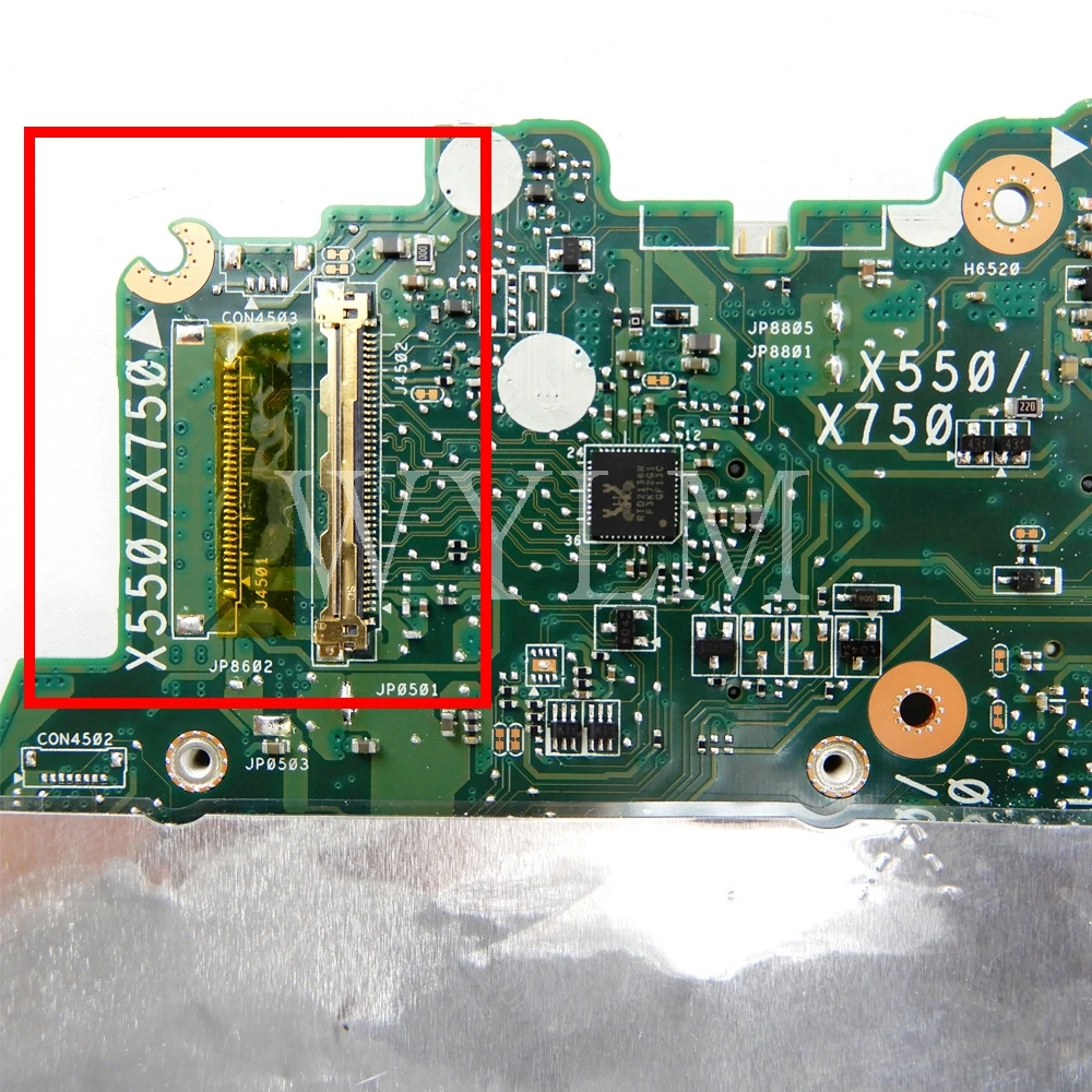 X550DP X750DP LVDS интерфейс плата для ASUS X750D X550D K550D K550DP Материнская ноутбука испытанная