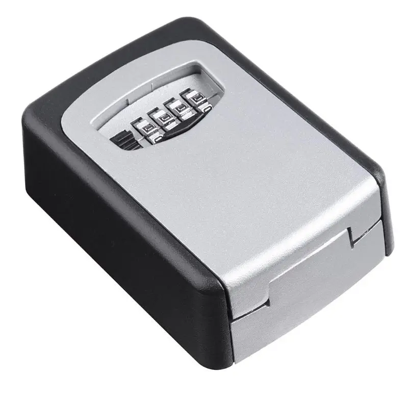 

Настенный 4-значный комбинированный защитный ящик для хранения паролей, сейф для ключей