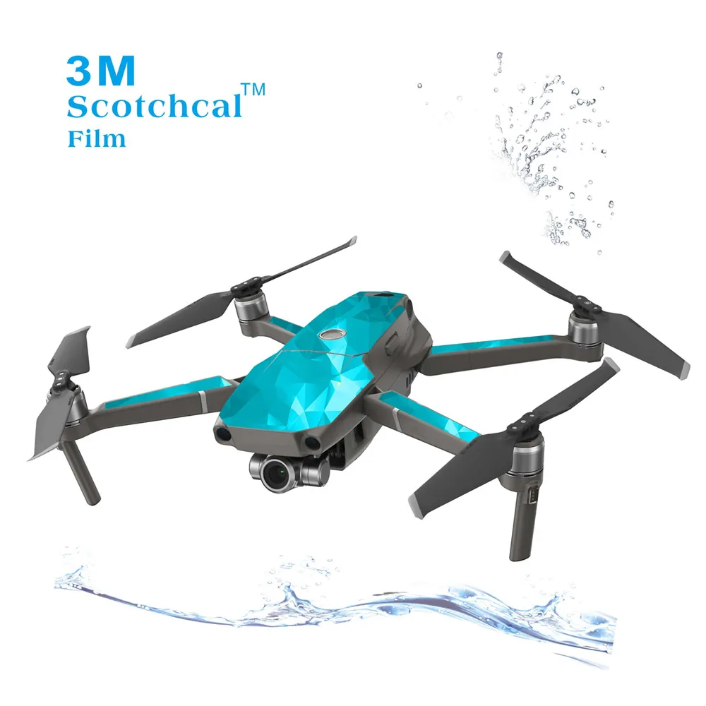 Полный набор наклеек из ПВХ для DJI MAVIC 2 Pro + пульт дистанционного управления