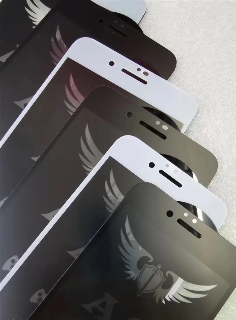 500 шт 9H Матовый Полный Чехол закаленное стекло Защита экрана для iPhone X XS MAX XR 8 7 6s 6