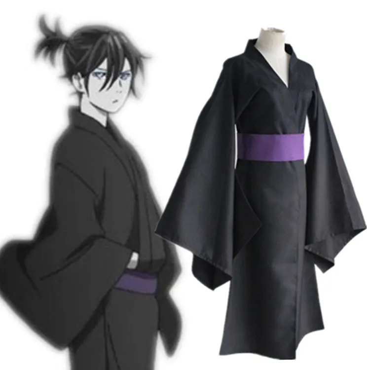InuYasha Ято черные белые красные кимоно Yukata Косплэй костюм на Хэллоуин вечерние