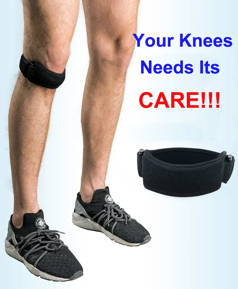 Rayseeda 1 шт. Регулируемый наколенник эластичный Наколенники Brace Patella защита для прыжков спортивные