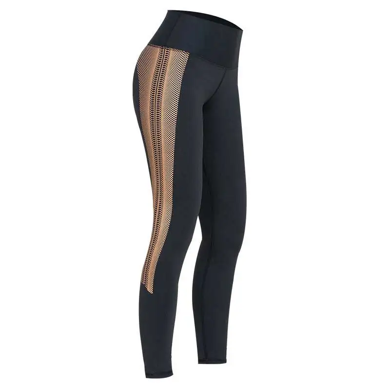Женские Спортивные Компрессионные облегающие штаны для бега тренажерного зала