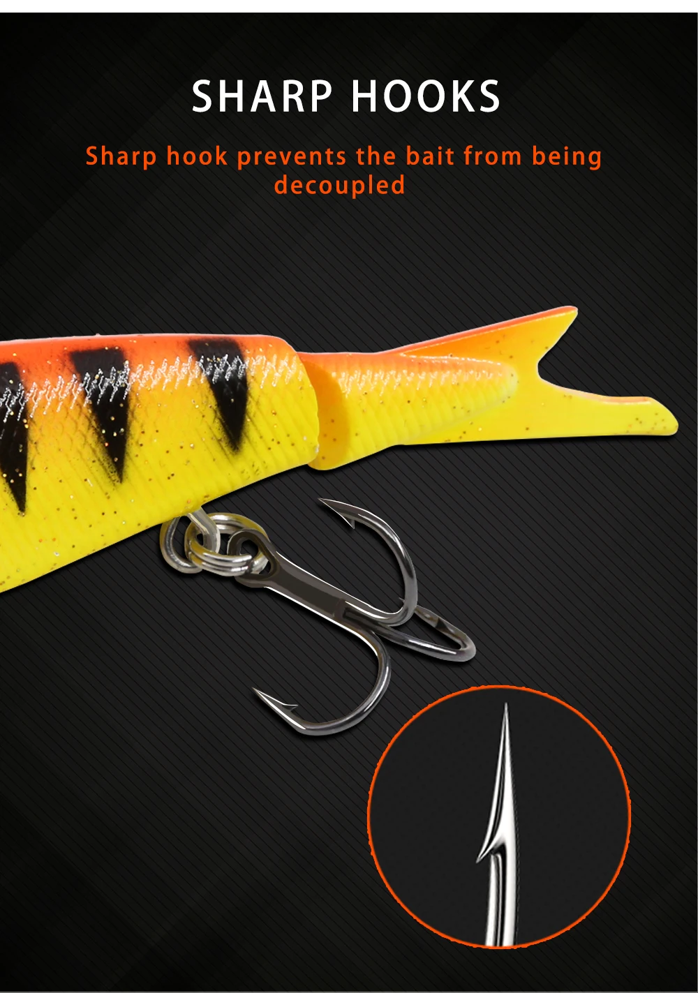 Hunthouse рыболовные жесткие приманки шарнирная приманка swimbait 4 секции 4 рыболовные приманки 120 мм тонущий окунь Щука de peche leurre