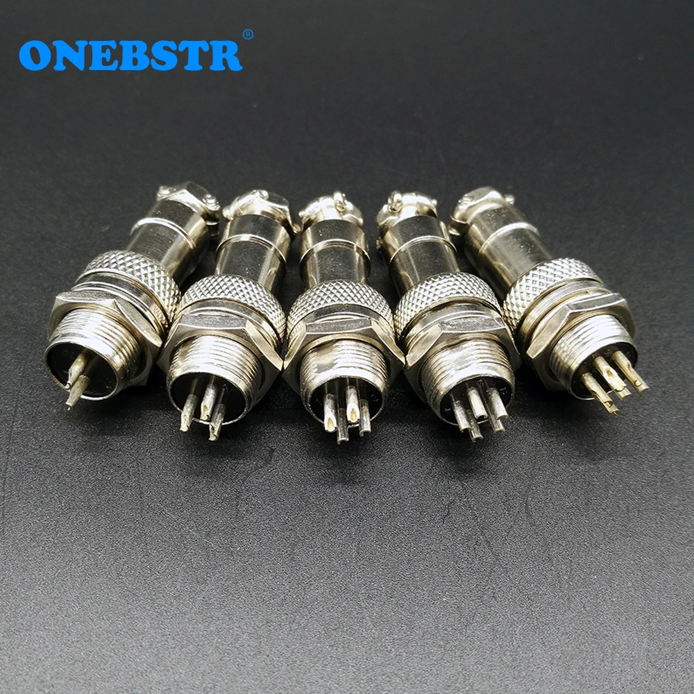 Одна пара металлический авиационный штекер и гнездо 12 мм | Компьютеры офис