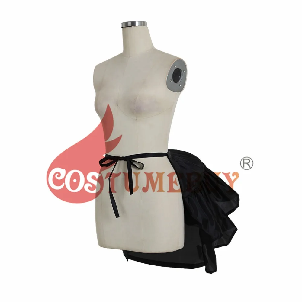 Costumebuy, женское платье Рококо, викторианский гражданская война, платье для выпускного вечера, косплей, подъюбник кринолин, панье, суета, готическая Черная Нижняя юбка