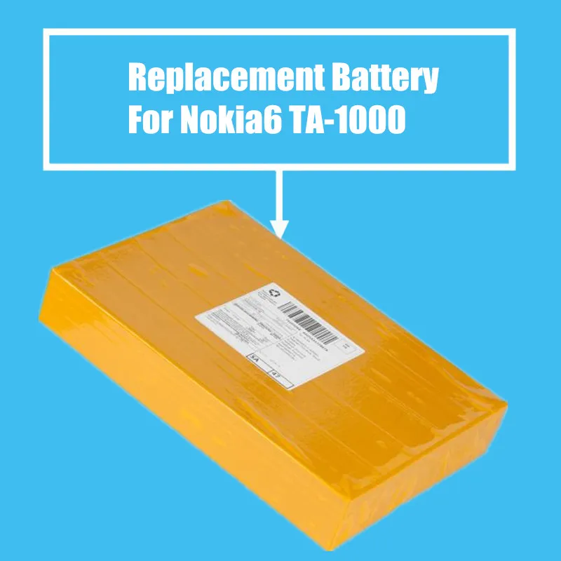 

10Pcs/Pack Replacement Battery 3000mah for NOKIA6 TA-1000 High Quality