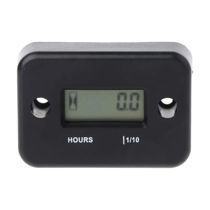 

Digital Hour Meter Waterproof LCD Display for Bike Motorcycle ATV Snowmobile Marine Boat Ski Dirt Gas Engine