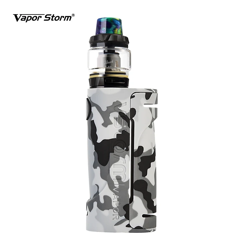 Gray Hawk Tank Электронная сигарета Vapor Storm ECO Bypass Mod Max 90 Вт 510 Lion RDA 3 Stage управление воздушным потоком/Hawk Tank Box Mod Vape поддержка RDTA - Цвет: Gray Hawk Tank