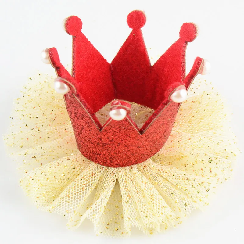 Головной убор с ручной короной 10 шт./лот цветов материал для украшения аксессуары