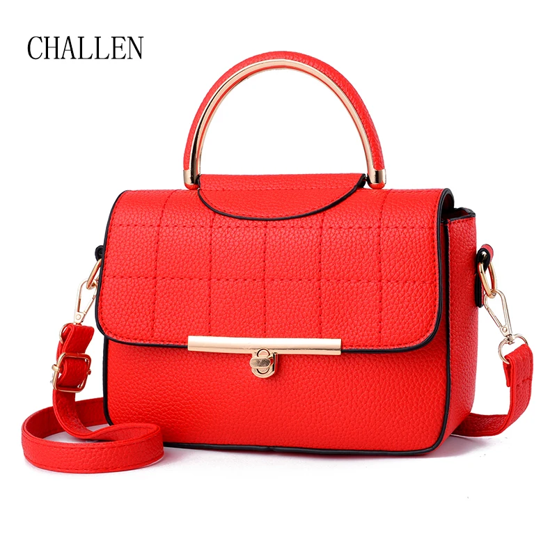 Из искусственной кожи однотонные женские сумки косметичка женщины погоны