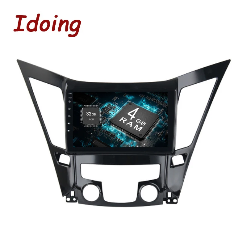 Idoing 1Din Android9.0 8 Core 4 г + 32 9 дюймов для hyundai Sonata/i40/i45/i50 автомобильный Радио Мультимедиа