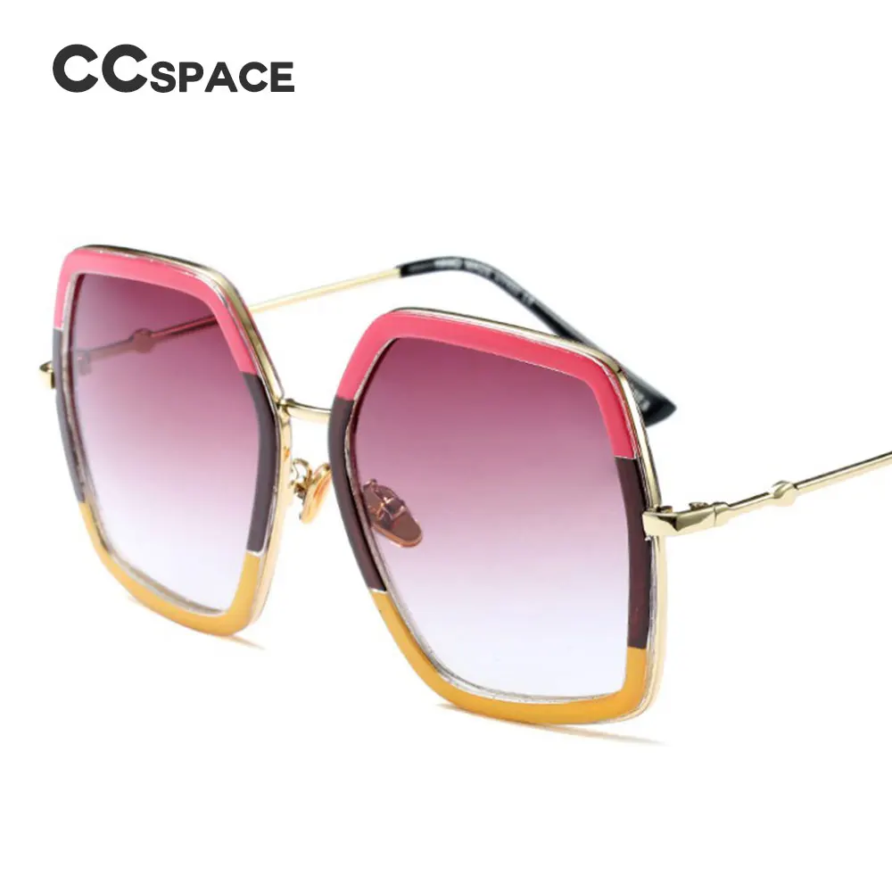 45549 Женские квадратные солнцезащитные очки CCSPACE женские итальянские Роскошные