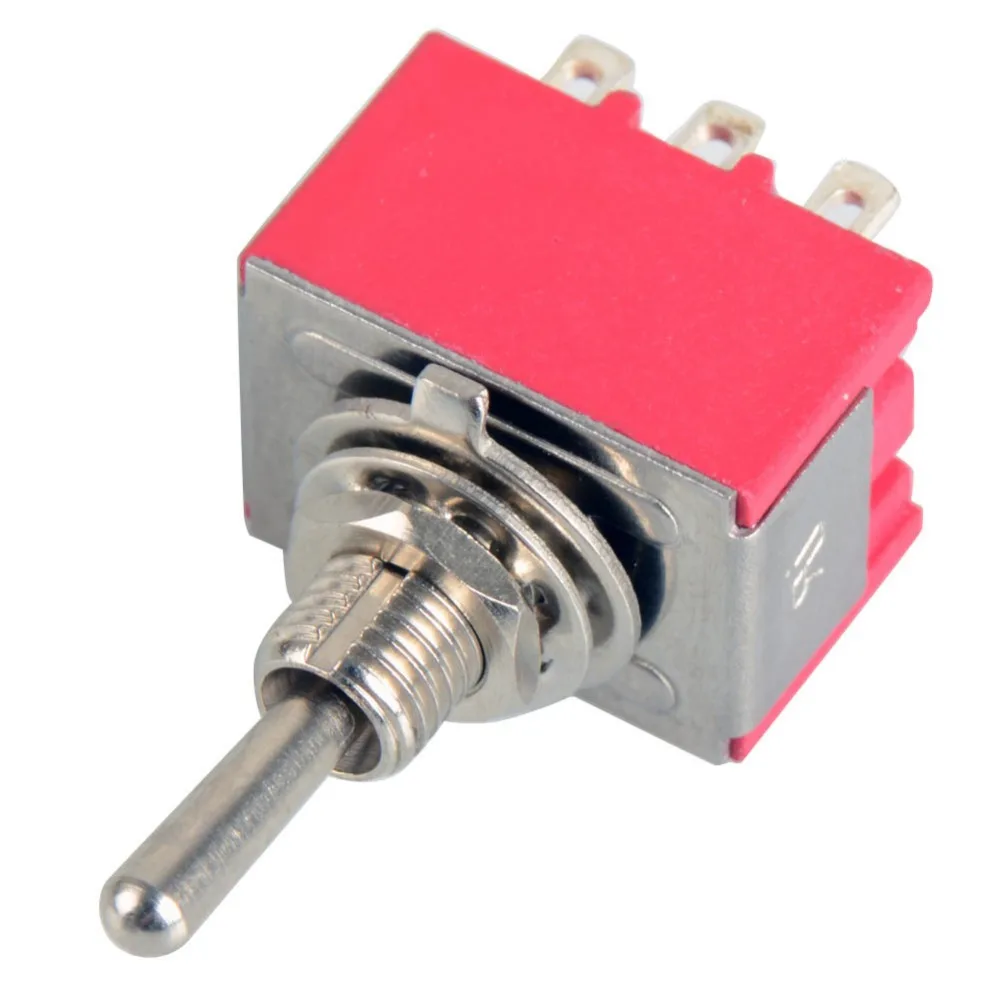 1 шт. 9-контактный разъем мини тумблер 3PDT 2 положение ВКЛ-на 2A250V/5A125VAC | Обустройство