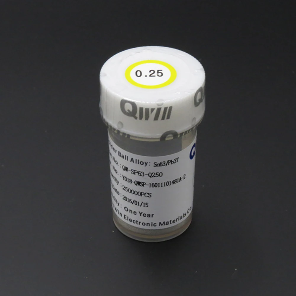

0.25mm mm BGA Lead Solder Ball 250K Bottle Free Shipping