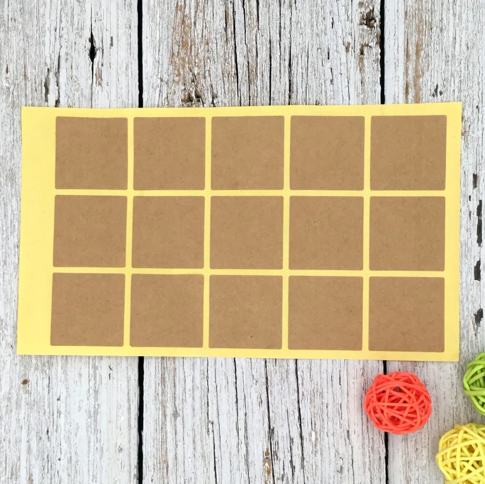 150 шт. пустые Пустые Квадратные граффити из крафт бумаги ручной работы