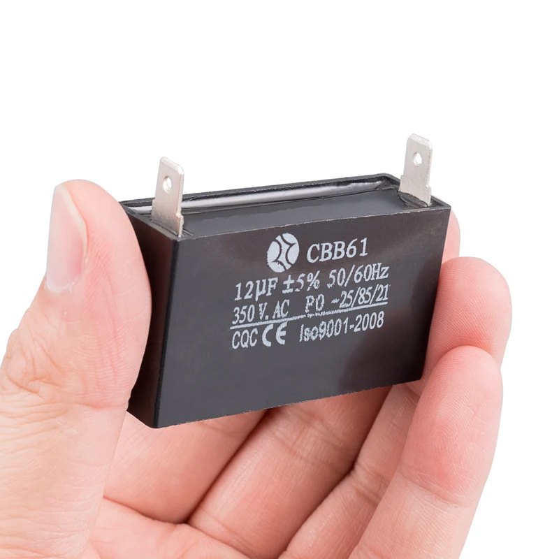 Начальная емкость бензинового генератора CBB61 детали 12 мкФ 350V вентиляторный