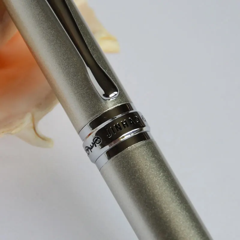 JINHAO X750 Исполнительный серебряный песок 0 7 мм Средний НИБ перьевая ручка 750 |