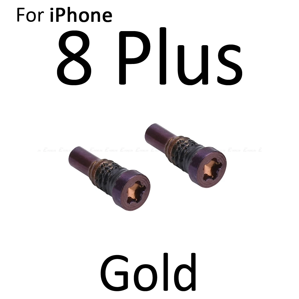 10 компл. Нижний винт Набор для iPhone 8 Plus X XR XS Max Винты комплект болт док разъем запасные части