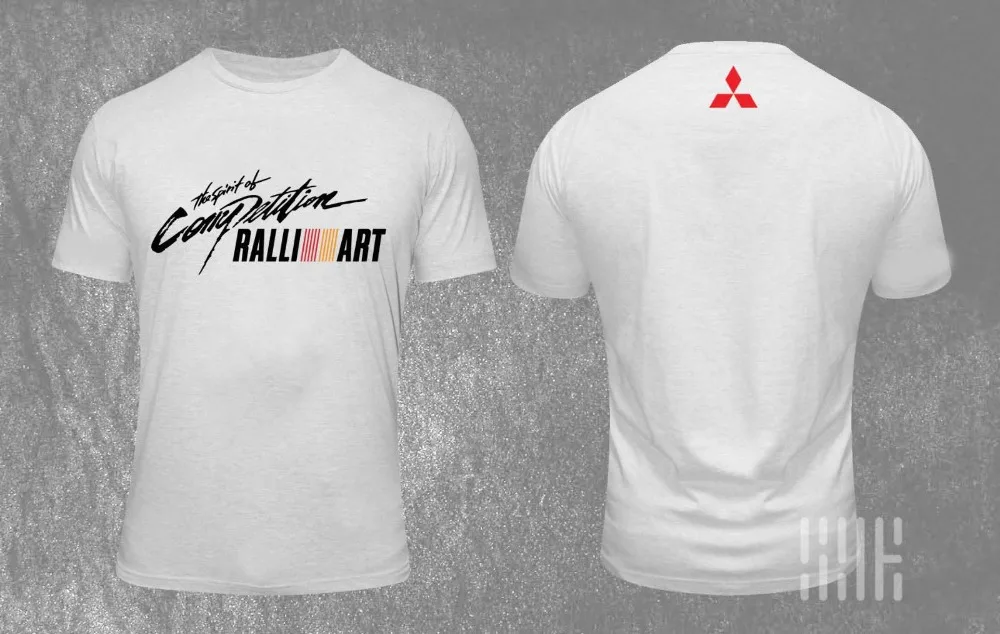 Новая дизайнерская футболка с логотипом Mit Lancer Evolution X раллийное искусство машина