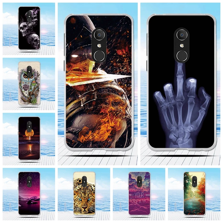 Силиконовый чехол для Alcatel 1X hoesje милый мультяшный Мягкий из ТПУ 1C 2018 телефона