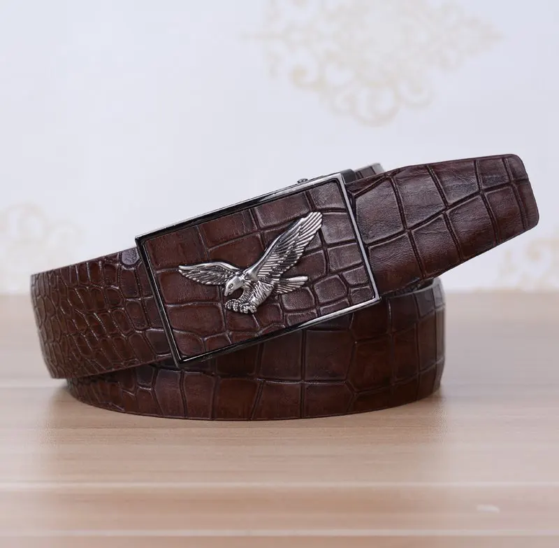 Модный хит продаж мужской брендовый ремень с кожаной автоматической пряжкой