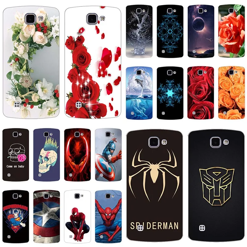 Soft Silicone Phone Case Cover for LG K4 Lte Fashion Owl Tower Butterfly Printing Cell Cases K120e K130e | Мобильные телефоны и
