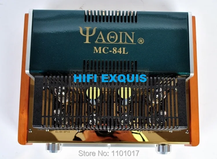 YAQIN MC-84L двухтактный ламповый усилитель HIFI EXQUIS класса А интегрированный 6p14 или EL84