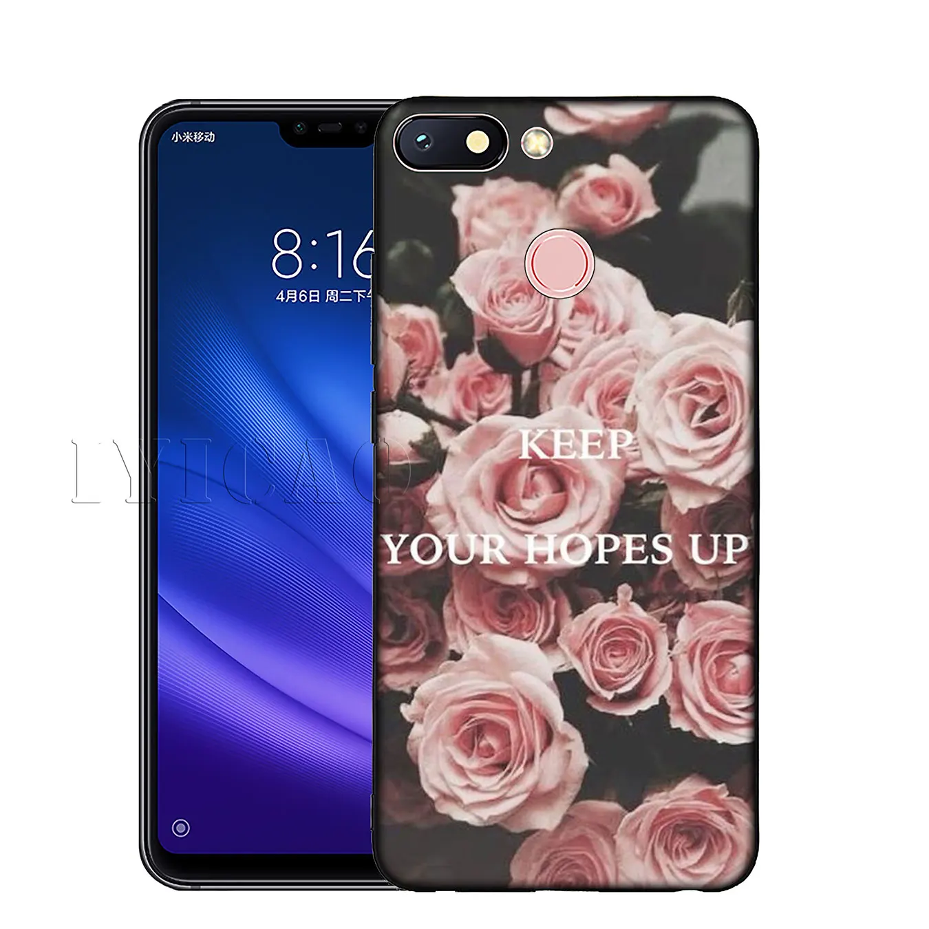 IYICAO Мягкий силиконовый чехол для телефона с розами Xiaomi Mi 10 9 9T CC9 CC9E 8 SE A3 Pro A1 A2 Lite 6