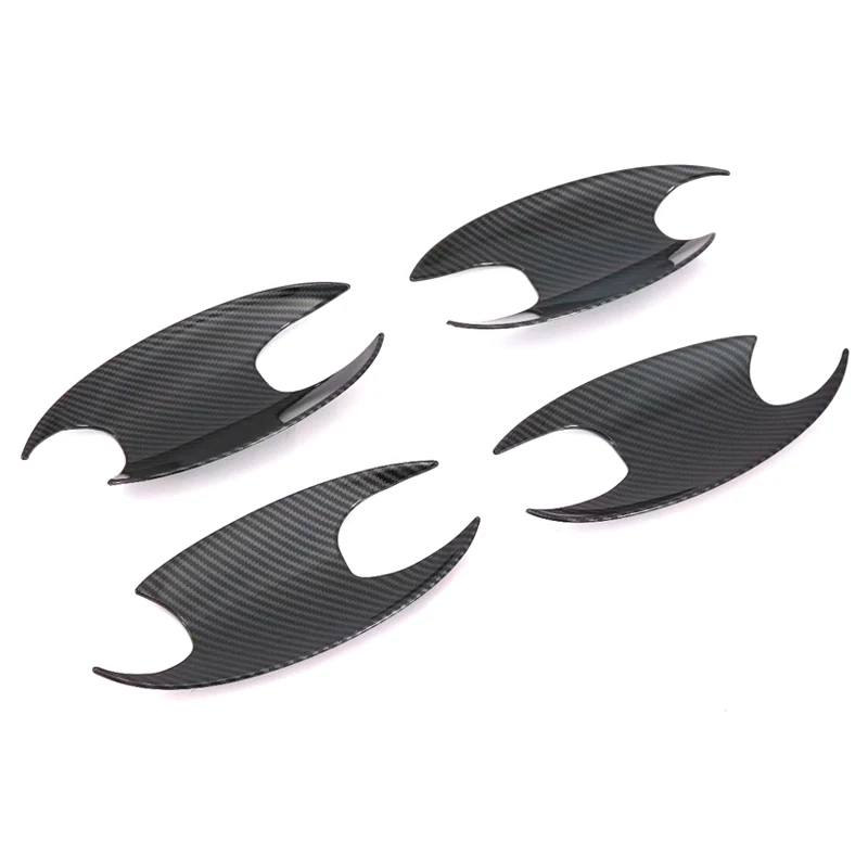 For BMW X5 G05 2019 2020 ABS Carbon Fiber Style Door Handle Bowls Cover Trim 4pcs Car Styling Accessories | Автомобили и