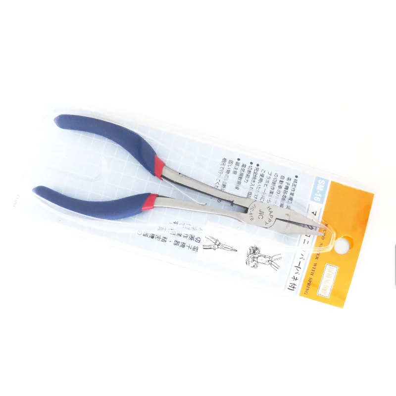 Mini elongated spire pliers long mouth flat nose tip pointed wire straight clamp jewelry making tools puller | Инструменты