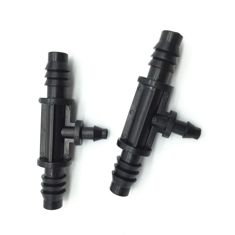 Тройник коннектор для полива сада 200 шт 8/11 мм 4/7 мм|fitting reducer|pcs strikepcs camera |