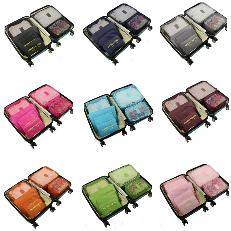 Не пропустите новый большой размер 6 шт./компл. высококачественный чемодан
