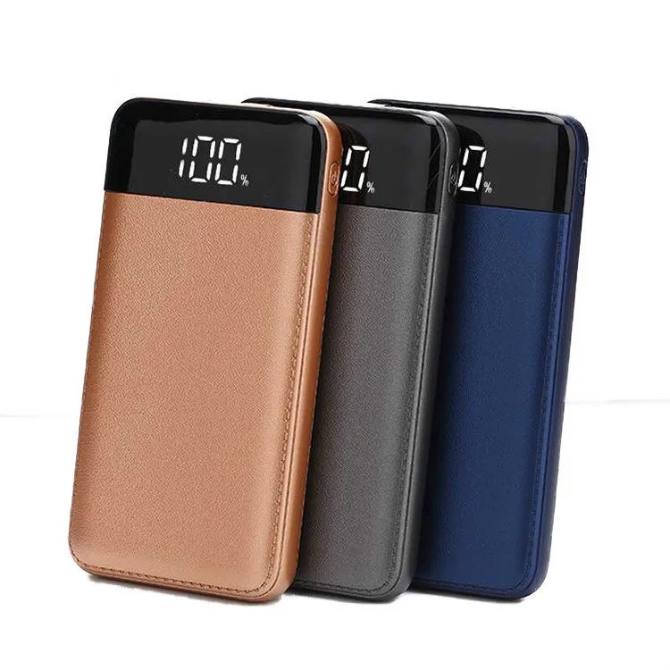 Новый стиль 10000 mAh power Bank 2 USB внешний мобильный быстрое зарядное устройство 2018