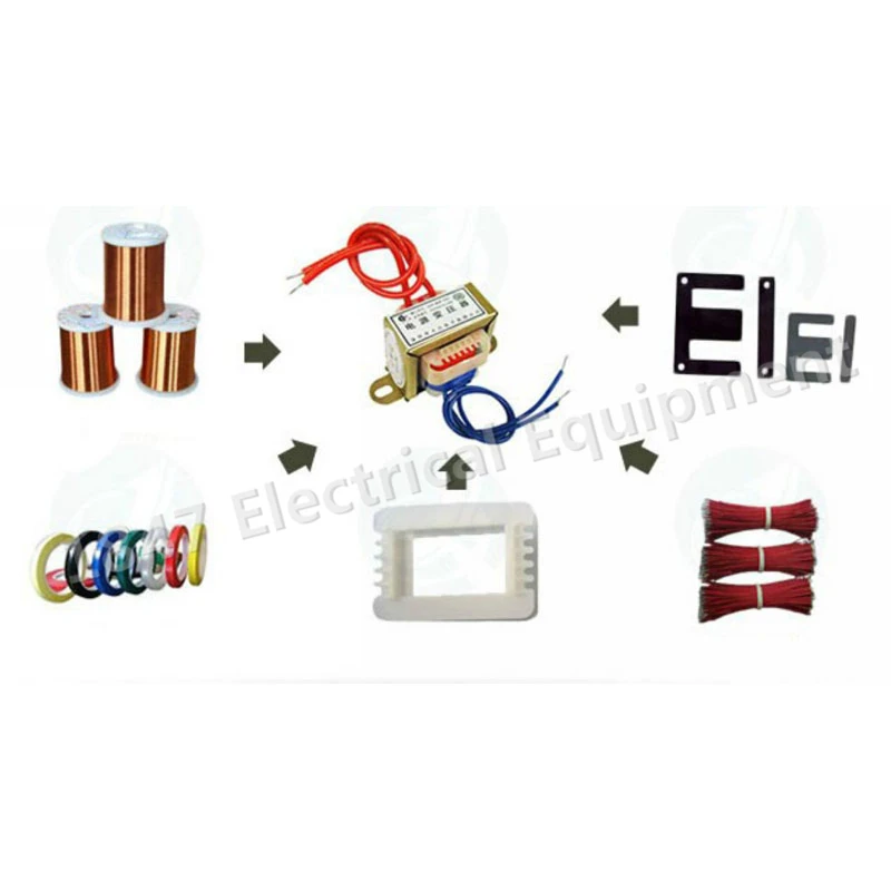 1 Pcs New 5W EI Ferrite Core Input EI41 220V 50Hz Vertical Mount Electric Power Transformer 24V Two lines | Обустройство дома
