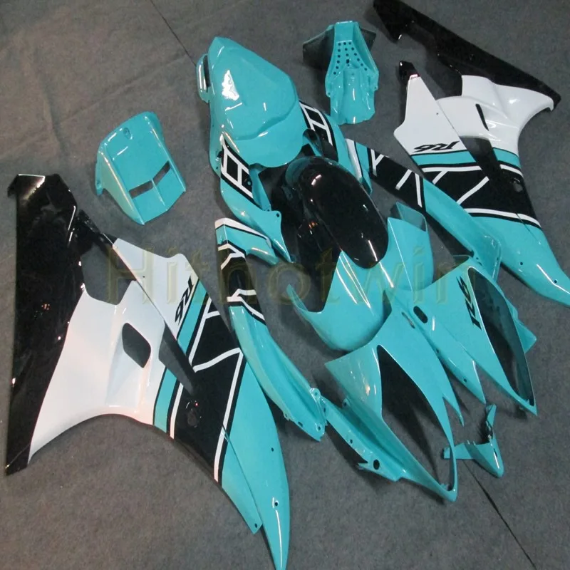 

Custom Body Kit motorcycle panels for YZFR6 06 07 YZF R6 2006 2007 ABS plastic motor Fairing kit light blue Injection mold