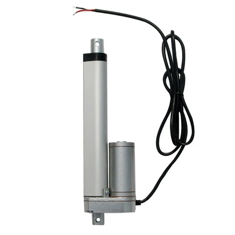 1 шт. 200/250/300/450 мм DC 12V 220V Ход 90 кг нагрузки мини электропривод линейный трубчатый