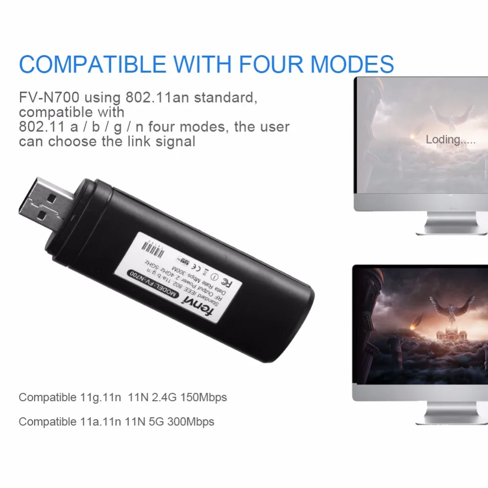 Двухдиапазонный 5G 300 Мбит/с Wifi WLAN Lan USB адаптер ноутбук Windows XP для samsung WIS12ABGNX WIS09ABGN