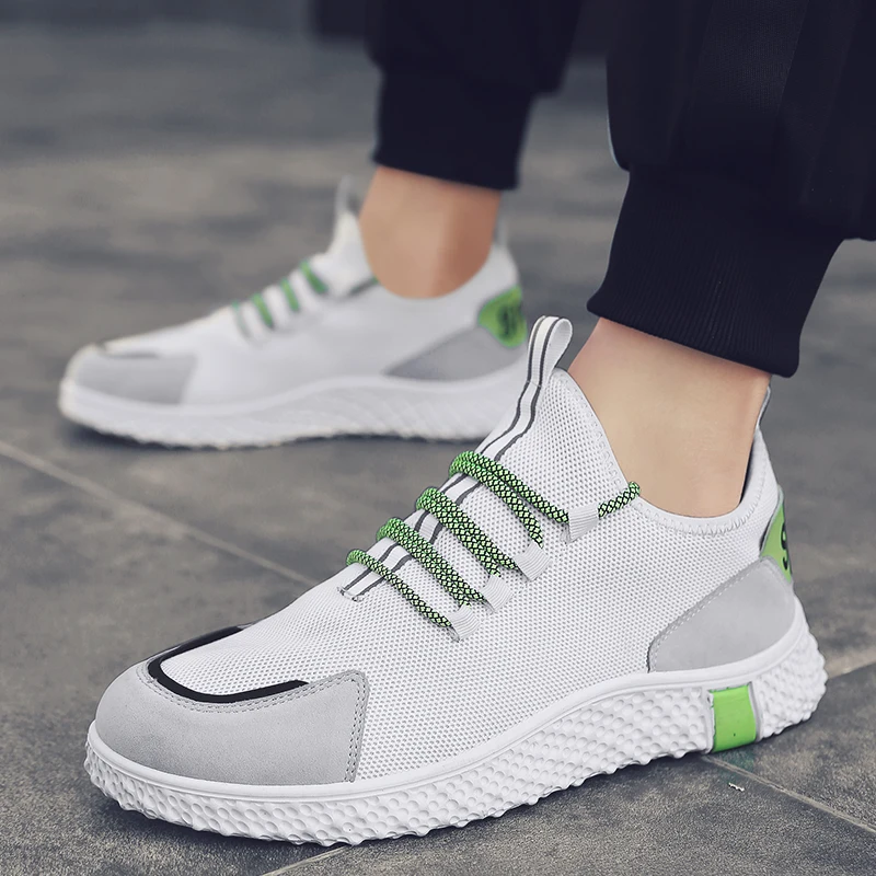 2019 new casual shoes men's breathable spring and summer mesh fashion lightweight sports A5 | Обувь
