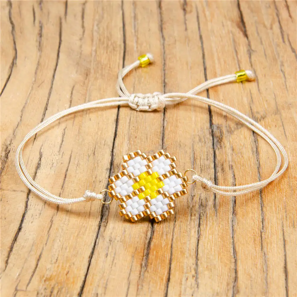 Go2boho MIYUKI браслет богемные браслеты Delica трендовые ювелирные изделия Цветочные браслеты в стиле бохо ручной работы для женщин дружба подарок новинка
