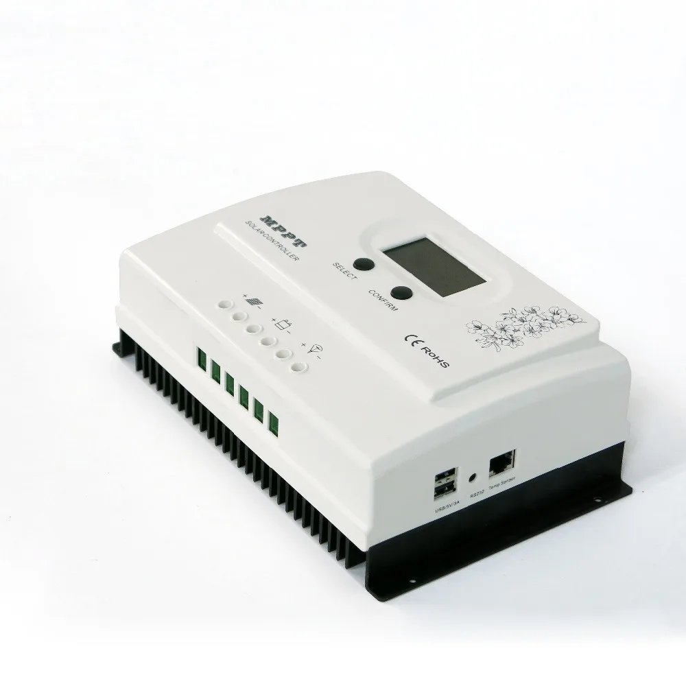 15A/20A/30A/40A/50A ток MPPT Контроллер заряда 12 В/24VDC автоматический регулятор батареи