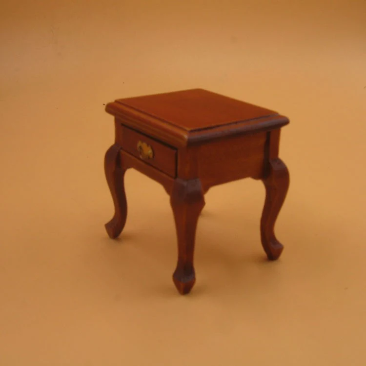 G08-X023 children gift Toy 1:12 Dollhouse mini Furniture Miniature rement white coffee table brown 1pcs | Игрушки и хобби