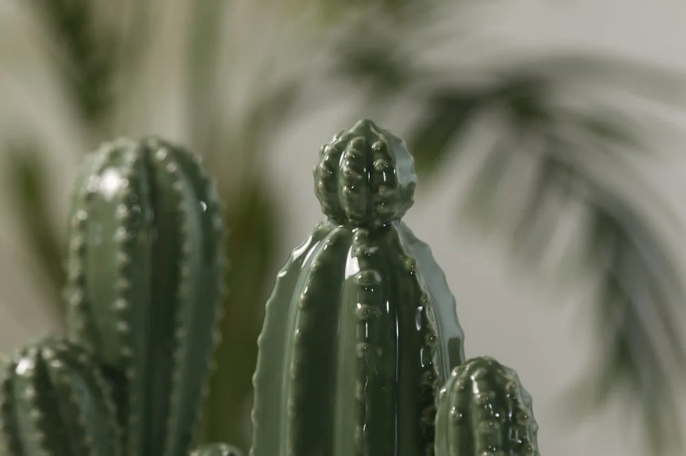 Природа зеленый завод кактус модель керамические фигурки Miniatures творчество