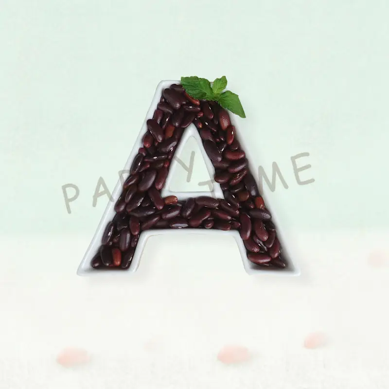 Керамические Детские тарелки Сервировочная тарелка для вечеринки в форме букв