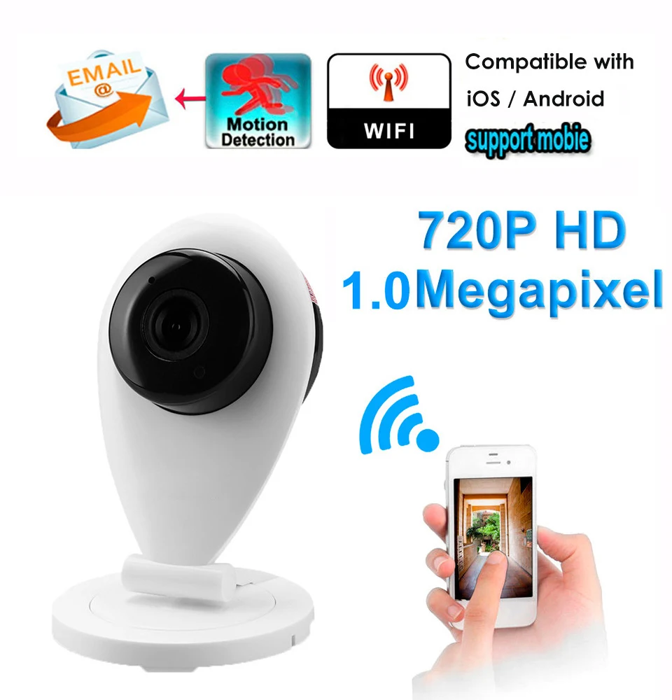 CCTV Wifi детский монитор беспроводная IP камера P2P HD 720P Беспроводная Сетевая безопасность Умный Дом Мобильная Удаленная Камера Wi fi камера
