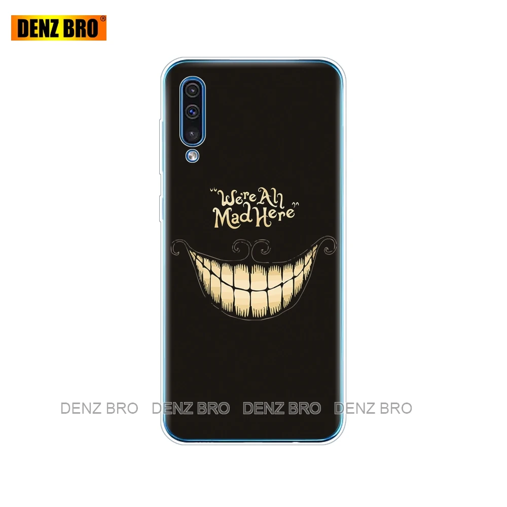 34668 Чехол-бампер для samsung Galaxy A50, силиконовая прозрачная задняя крышка, чехол для телефона samsung A50 A505 A505F SM-A505F, мягкий чехол 6,4 - Цвет: 34668