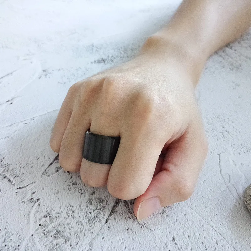 Мужское кольцо из нержавеющей стали 15 мм