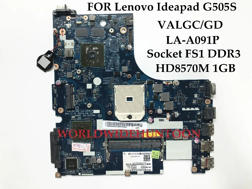 Высококачественная материнская плата VALGC/GD для Lenovo Ideapad G505S разъем FS1 DDR3 HD8570M 1 ГБ 100%
