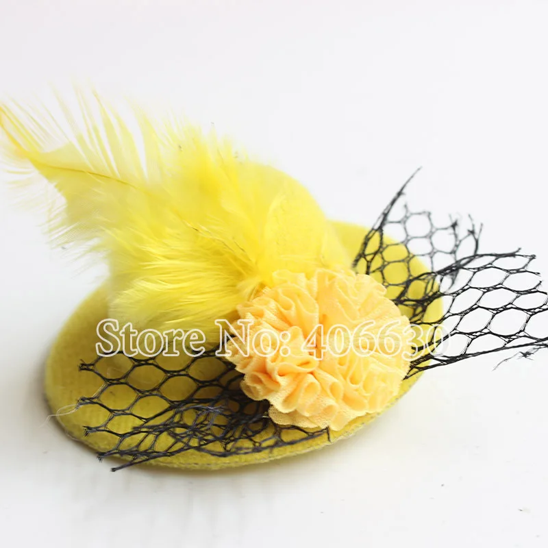 Маленькая миниатюрная шляпа диаметром 5 см аксессуары для волос девочек детские