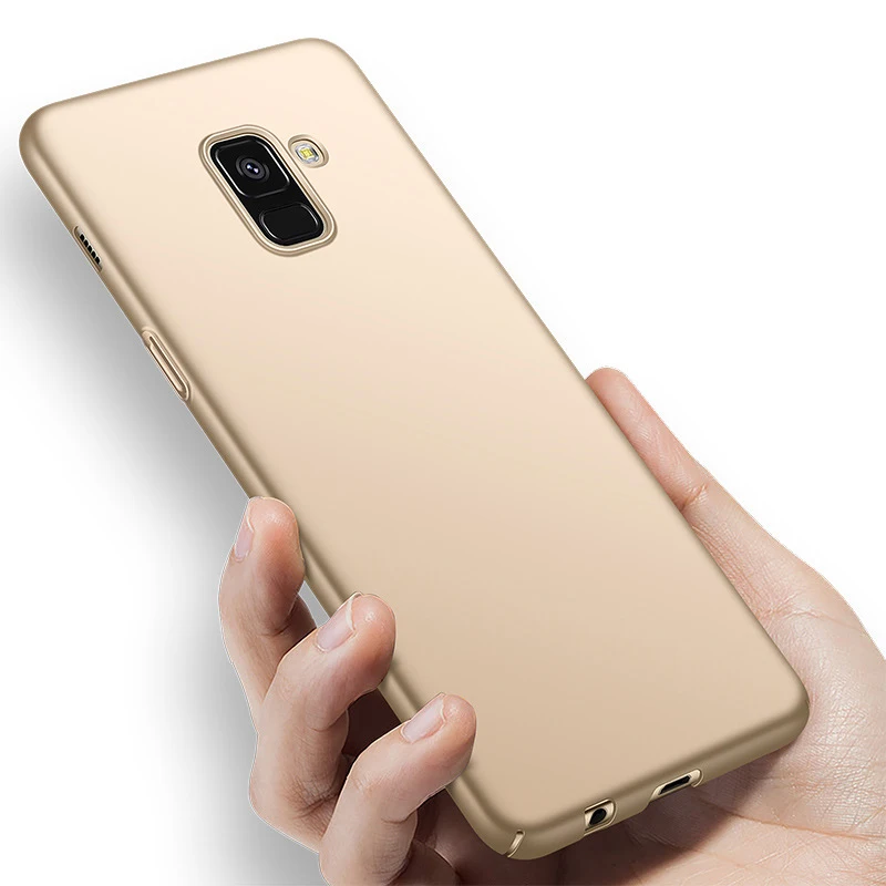 Жесткий чехол для Samsung Galaxy J6 2018 J8 жесткий матовый задней панели противоударный J4